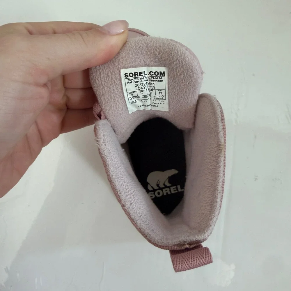 Sorel Whitney Waterproof Insulated Boot in Pink Size 8